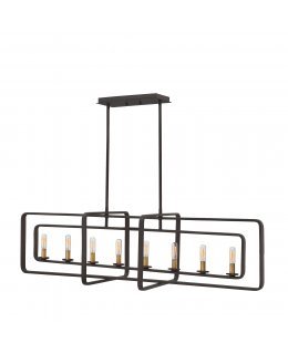 Hinkley  4818KZ  Quentin Rectangular 45 INCH Linear Chandelier